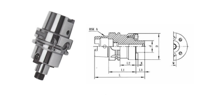 HSK face  mill  arbor