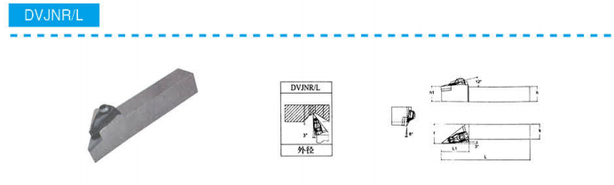 DVJNR EXTERNAL Turning tool(D type)