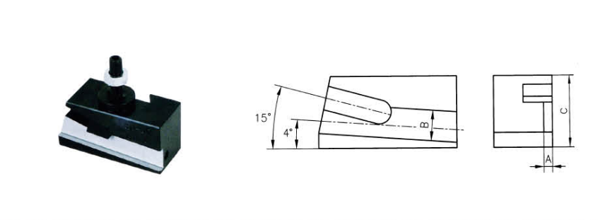 Universal parting blade tool holder